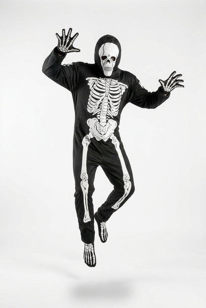 Unisex Skelett Halloween-Kostüm mit Maske-Halloween-Alpenkind