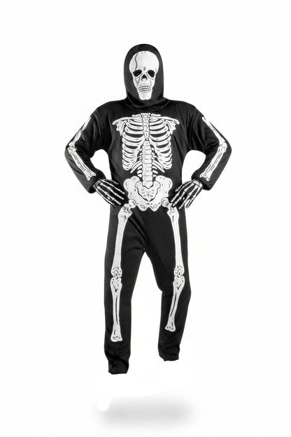 Unisex Skelett Halloween-Kostüm mit Maske-Halloween-Alpenkind