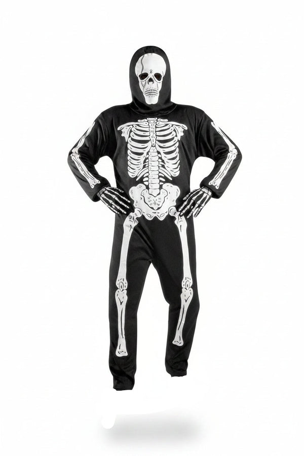 Unisex Skelett Halloween-Kostüm mit Maske-Halloween-Alpenkind
