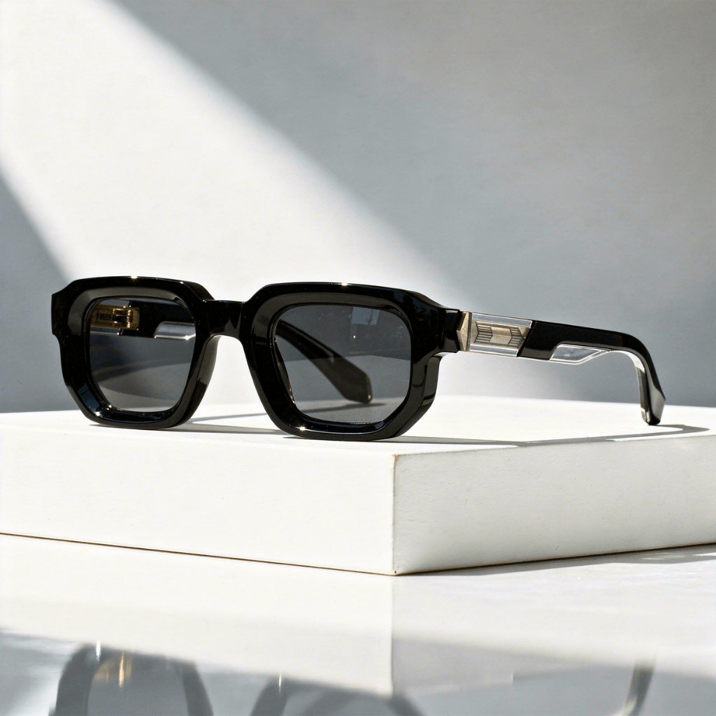 Unisex-Sonnenbrille mit rechteckigem Rahmen-Glasses for women-Alpenkind
