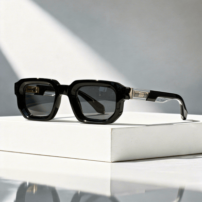 Unisex-Sonnenbrille mit rechteckigem Rahmen-Glasses for women-Alpenkind