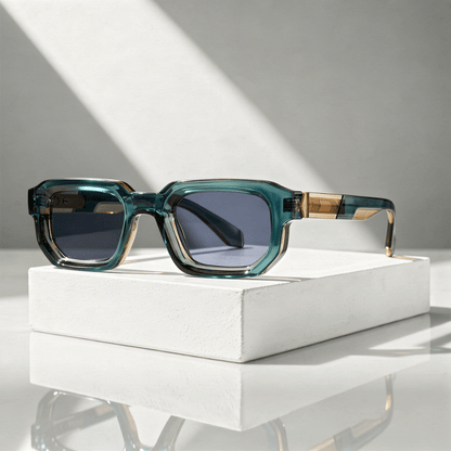 Unisex-Sonnenbrille mit rechteckigem Rahmen-Glasses for women-Alpenkind
