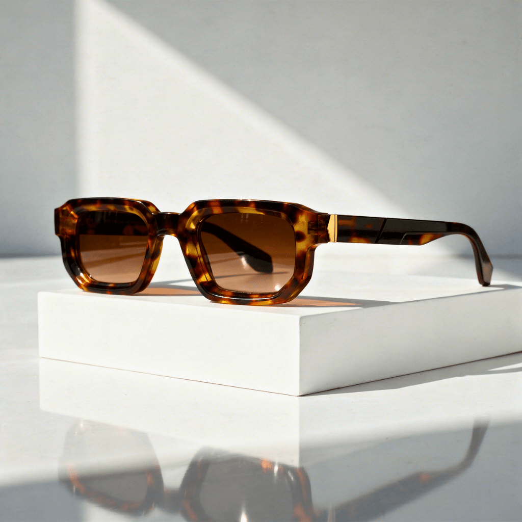 Unisex-Sonnenbrille mit rechteckigem Rahmen-Glasses for women-Alpenkind