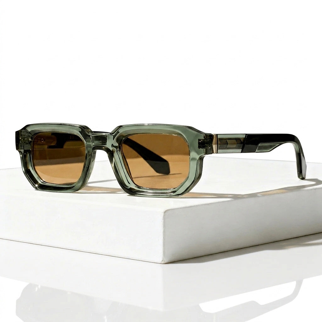 Unisex-Sonnenbrille mit rechteckigem Rahmen-Glasses for women-Alpenkind