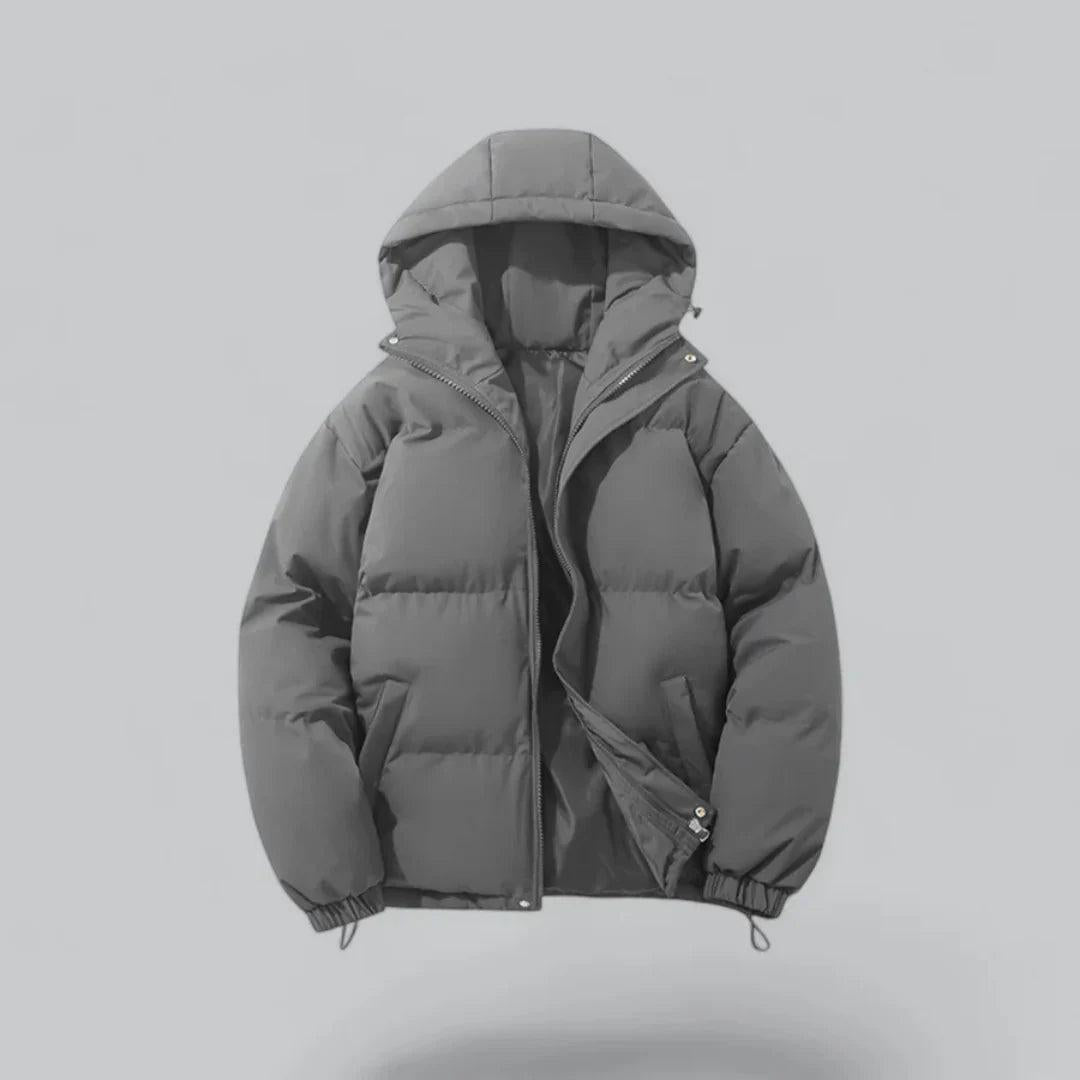 Unisex Winterjacke mit Kapuze und Reißverschluss-unisex-Alpenkind