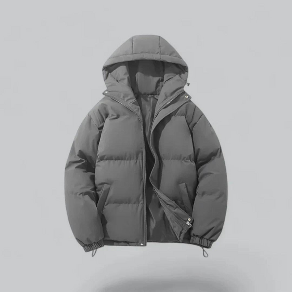 Unisex Winterjacke mit Kapuze und Reißverschluss-unisex-Alpenkind