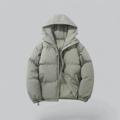 Unisex Winterjacke mit Kapuze und Reißverschluss-unisex-Alpenkind