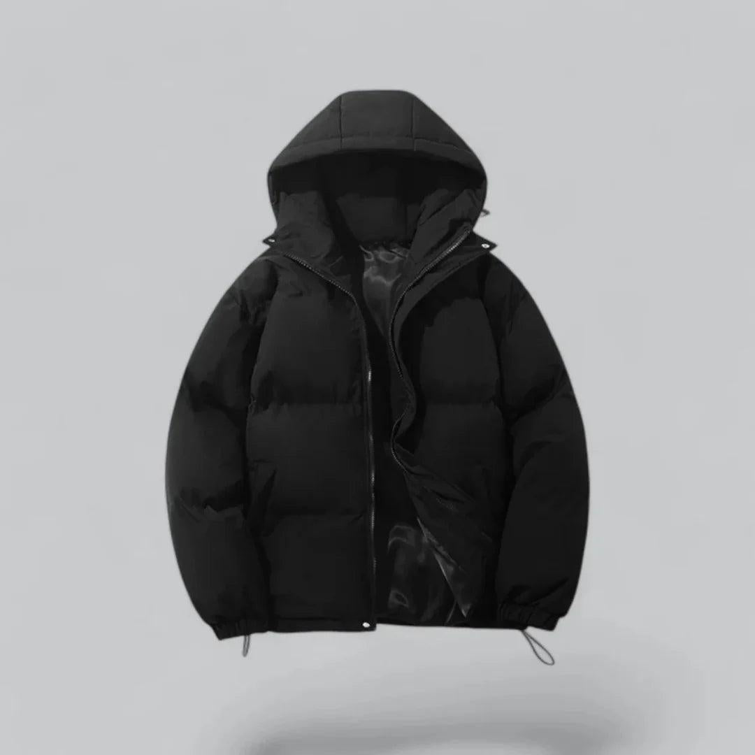 Unisex Winterjacke mit Kapuze und Reißverschluss-unisex-Alpenkind