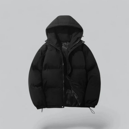 Unisex Winterjacke mit Kapuze und Reißverschluss-unisex-Alpenkind