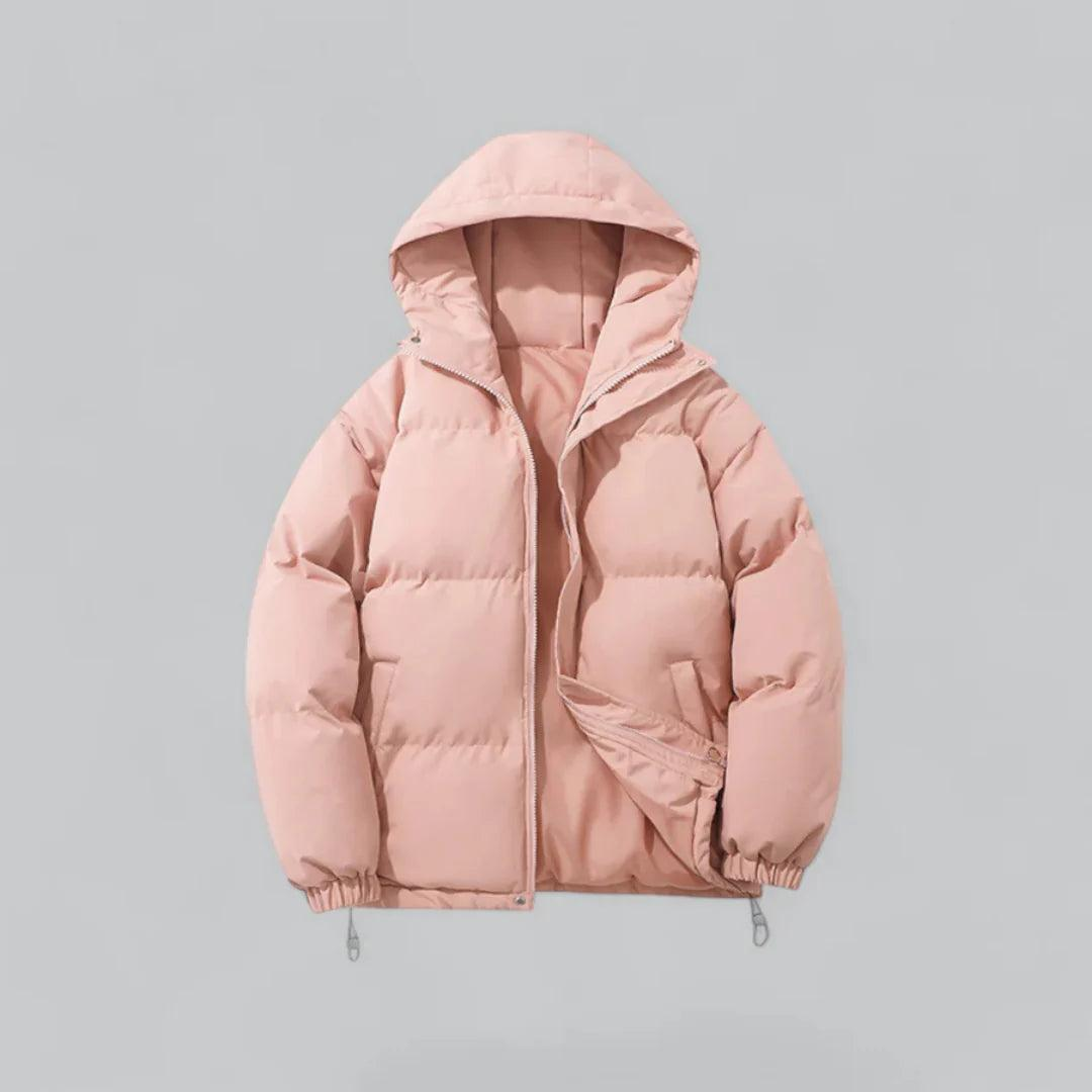 Unisex Winterjacke mit Kapuze und Reißverschluss-unisex-Alpenkind