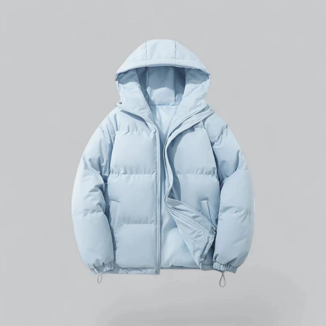 Unisex Winterjacke mit Kapuze und Reißverschluss-unisex-Alpenkind