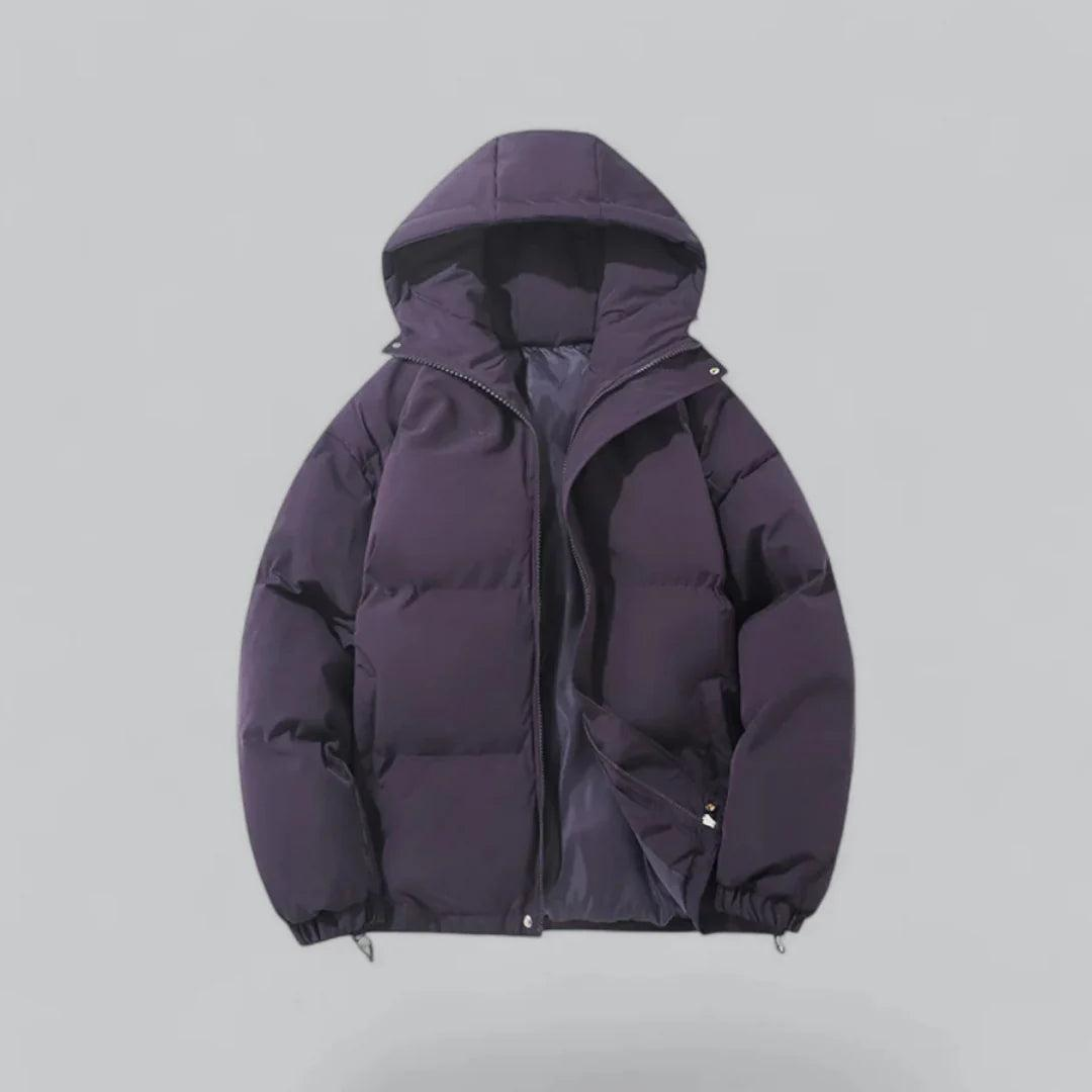 Unisex Winterjacke mit Kapuze und Reißverschluss-unisex-Alpenkind