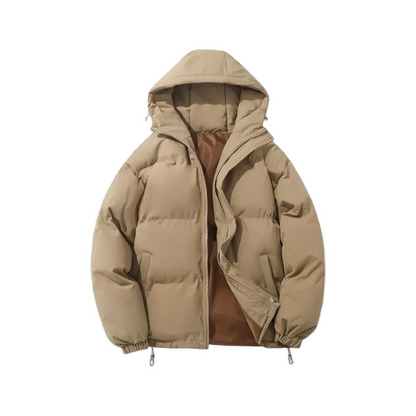 Unisex Winterjacke mit Kapuze und Reißverschluss-unisex-Alpenkind