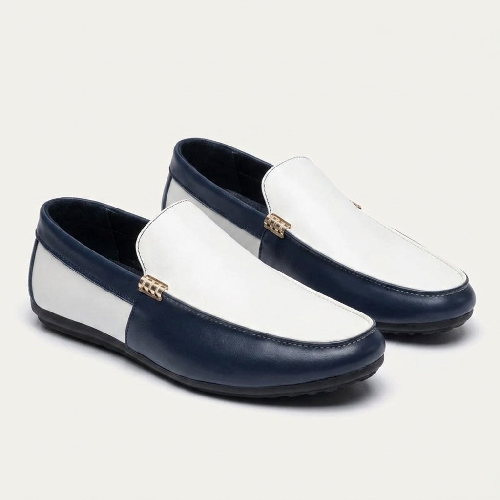 Zweifarbige Herren-Slipper-Footwear for men-Alpenkind