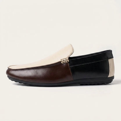Zweifarbige Herren-Slipper-Footwear for men-Alpenkind
