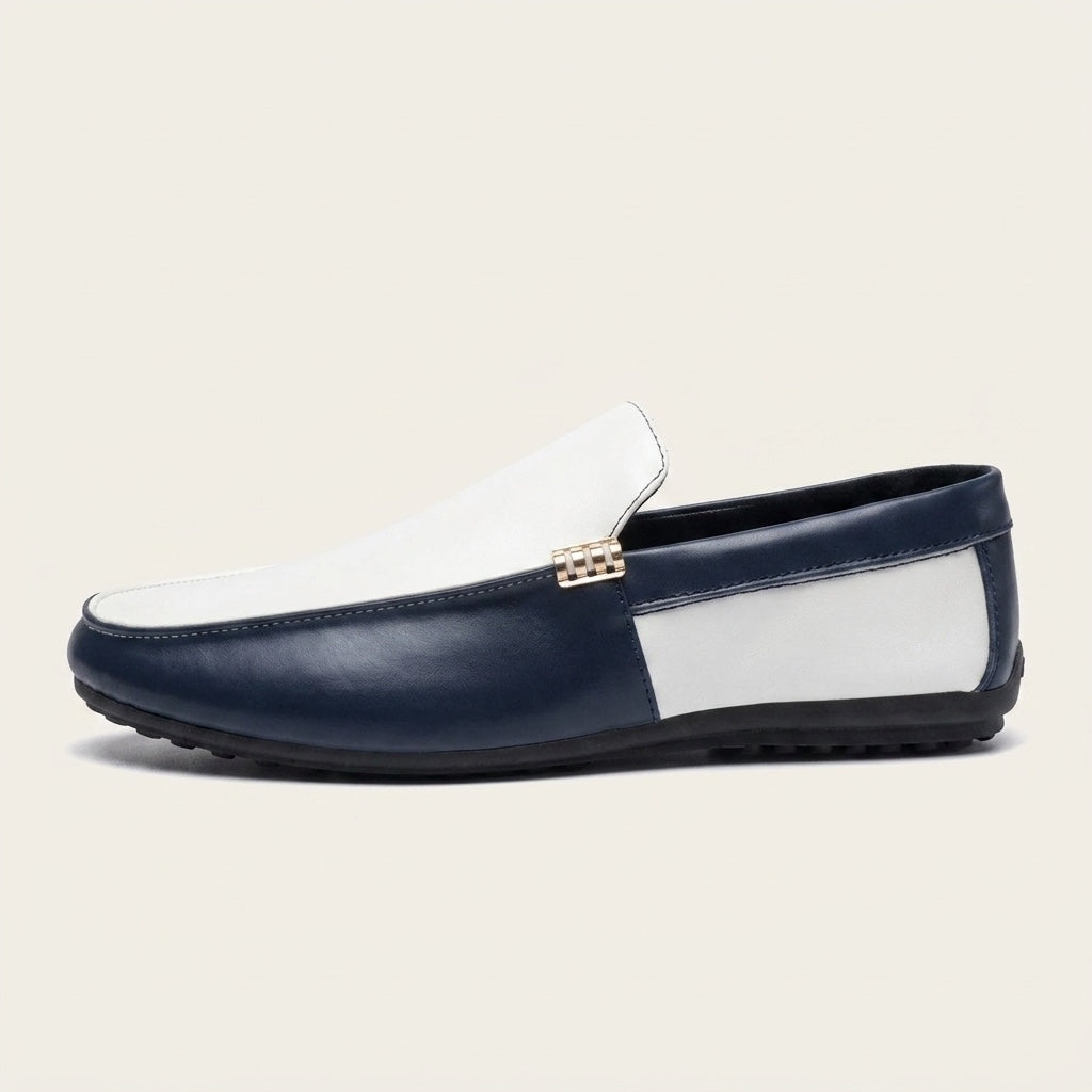 Zweifarbige Herren-Slipper-Footwear for men-Alpenkind