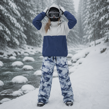 Zweiteiliges Anorak- und Cargohosen-Set für Damen-Sets for women-Alpenkind